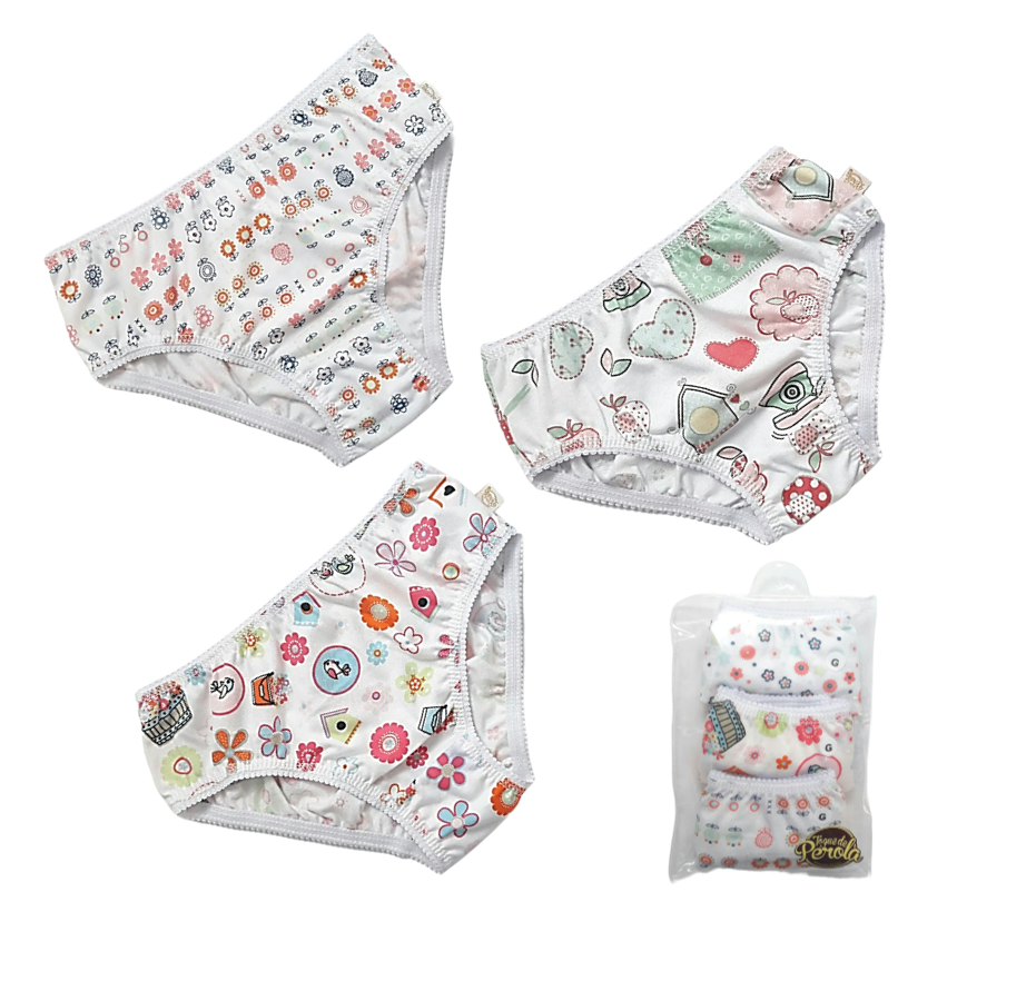 Kit Calcinha com 3 unidades